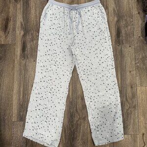 Bare Necessities Light Blue Lounge Pajama Pants, Size Large